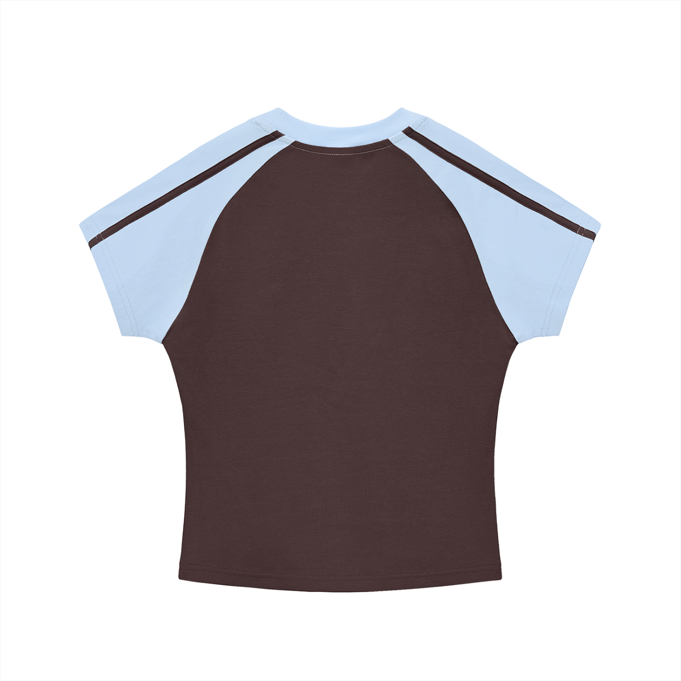 need $ 4 books raglan tee - brown/blue