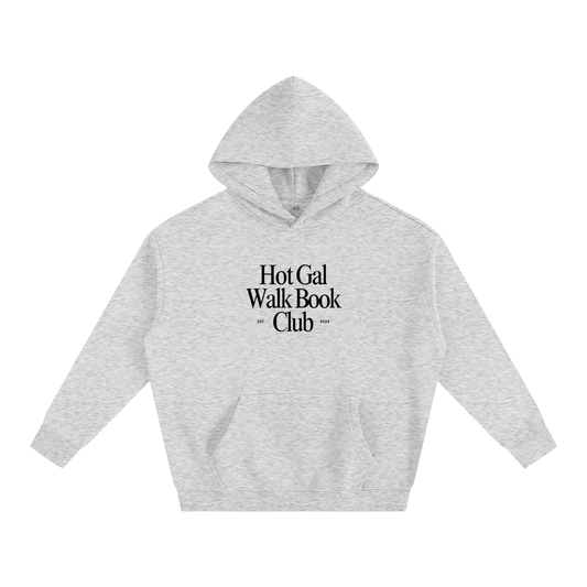 hot girl walk book club fleeced hoodie