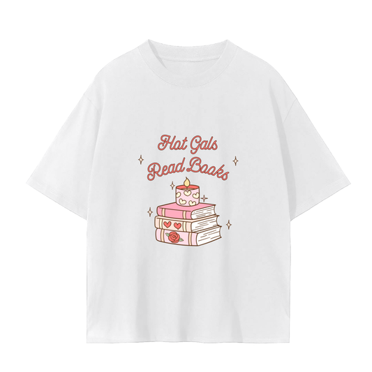 hot gals read books tee