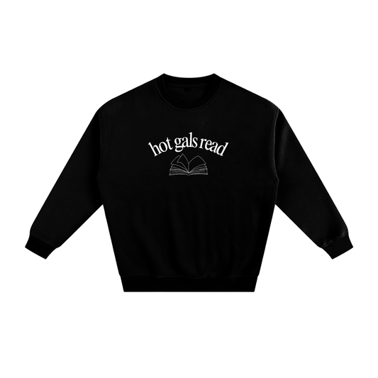 hot gals read crewneck sweatshirt
